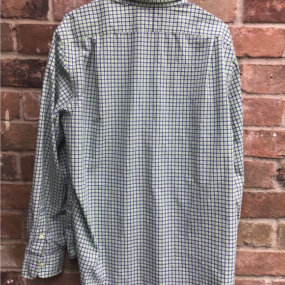 Polo by Ralph Lauren Green and blue Checkered Men's Shirt - Picture 3 of 3